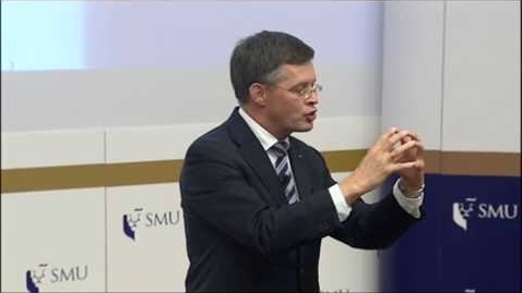 Thumbnail for entry SMU PDLS: Prof Jan Peter Balkenende (Part 1) | Lecture on 11 Sep 2017
