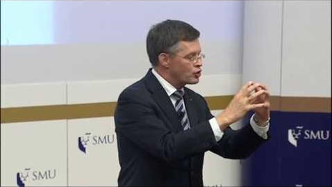 Thumbnail for SMU PDLS: Prof Jan Peter Balkenende (Part 1) | Lecture on 11 Sep 2017