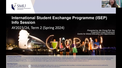 Thumbnail for entry ISEP 2320 Spring 2024 Application Briefing