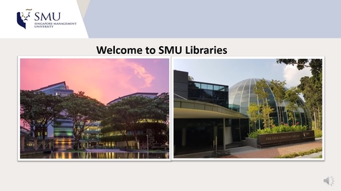 Thumbnail for Welcome to SMU Libraries - LKCSB