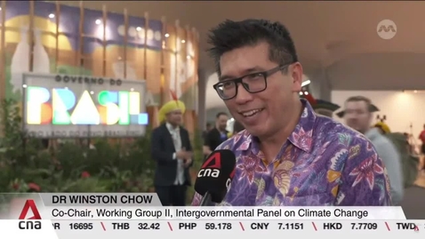 Thumbnail for Singapore backs global push for sustainable cooling as cities step up heat action at COP30, CNA (10pm, Singapore Tonight) (Nov 12)