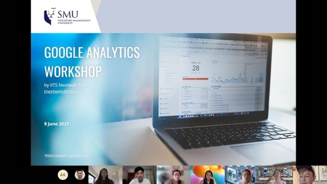 Thumbnail for Google Analytics Workshop for OSL (9 June, 10_30am)