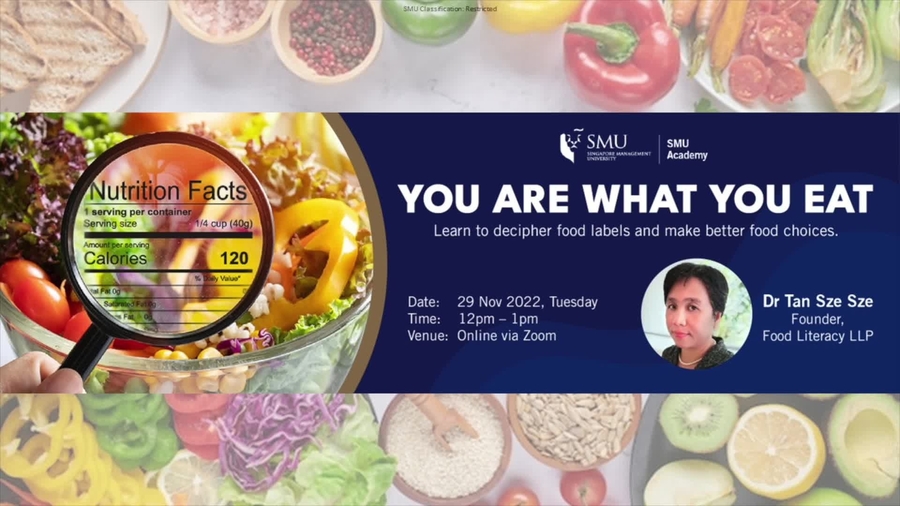 Webinar: You are What you Eat