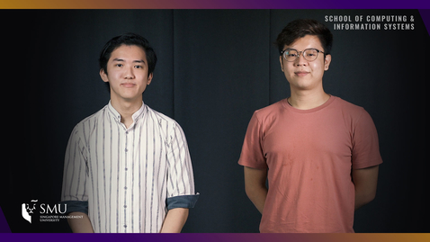 Thumbnail for Hear from our Inaugural batch of Computing and Law students (Glenn and Jonathan)
