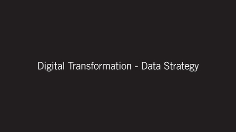 Thumbnail for JUMBO Teaching Video 5a: Digital Transformation - Data Strategy