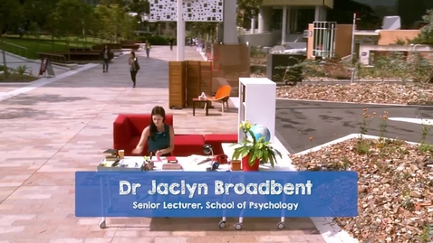 Thumbnail for entry Tips for study success - Dr Jaclyn Broadbent