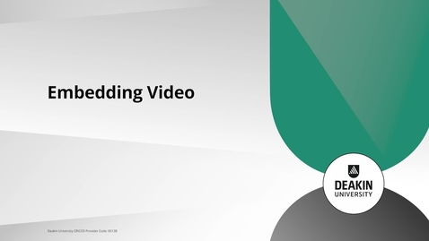 Thumbnail for entry CF103-Embedding video