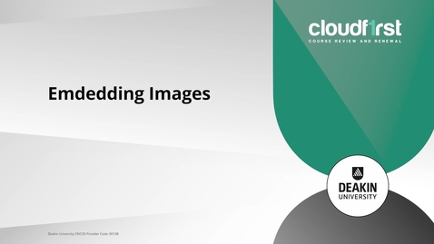 Thumbnail for entry CF103-Embedding images