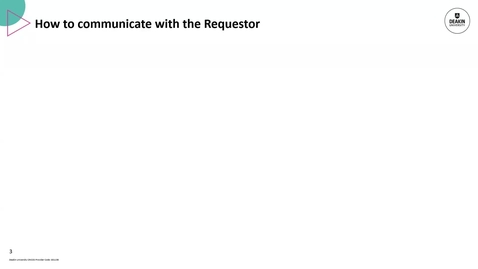 Thumbnail for entry ServiceNow enquiry module - How to communicate with the Requestor