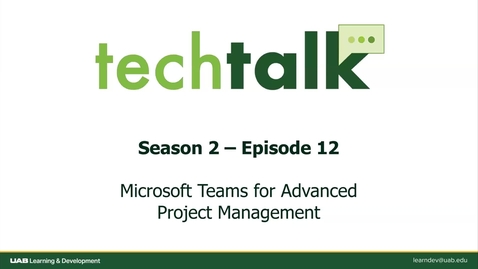 Thumbnail for Tech Talk