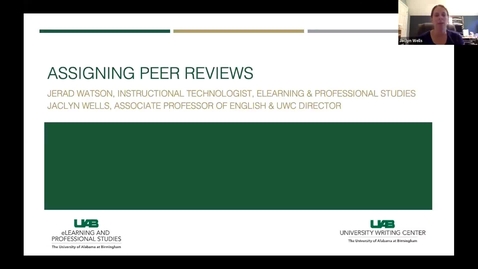 Thumbnail for entry Teaching Writing: Productive Peer Reviews