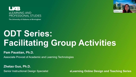 Thumbnail for Facilitating Group Activities