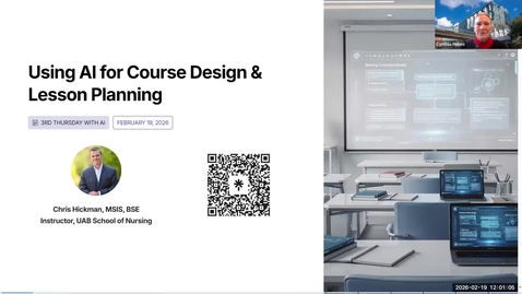 Thumbnail for Using AI for Course Design &amp; Lesson Planning