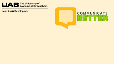 Thumbnail for Communicate Better: More Than Words