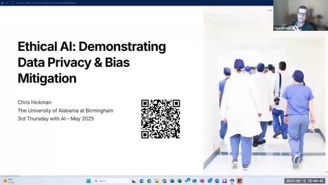 Thumbnail for Ethical AI: Demonstrating Data Privacy &amp; Bias Mitigation