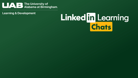 Thumbnail for LinkedIn Learning Chats: Creating Time Blocking Systems