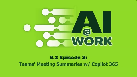 Thumbnail for AI @ Work