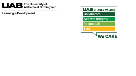 Thumbnail for UAB Shared Values: Act with Integrity