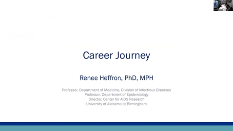 Thumbnail for entry &quot;Career Journey&quot; presented by Renee Heffron, PhD