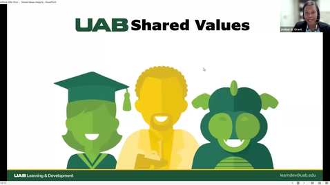 Thumbnail for UAB Shared Values