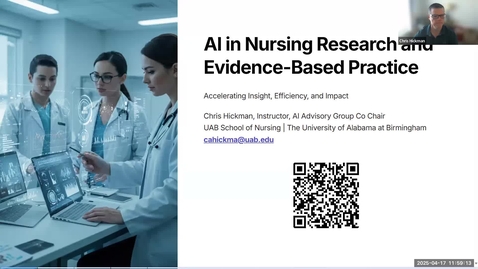 Thumbnail for AI in Nursing Research &amp; Evidence-based Practice