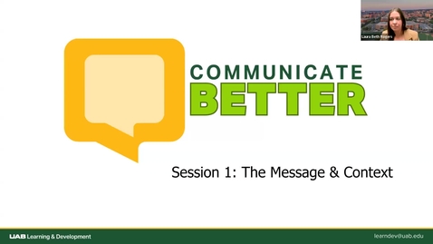 Thumbnail for Communicate Better Series