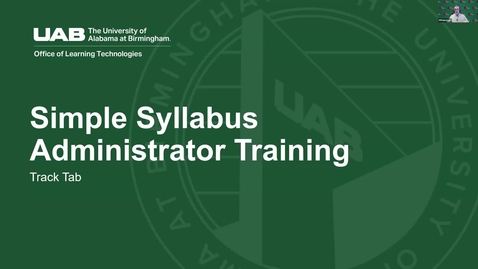 Thumbnail for Simple Syllabus Track Tab