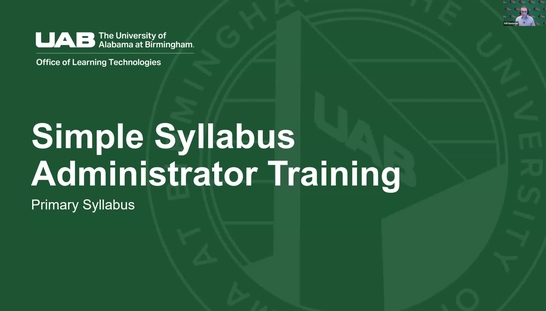Simple Syllabus Primary Syllabus 