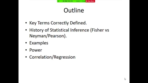 Thumbnail for entry Biostatistics II