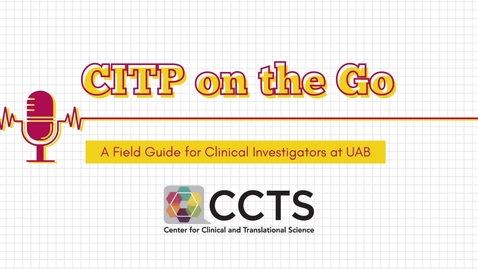 Thumbnail for entry CITP on the Go: Role and Responsibilities of a Principle Investigator