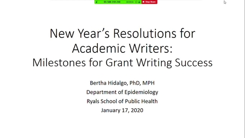 Thumbnail for Milestones for Grant Writing Success