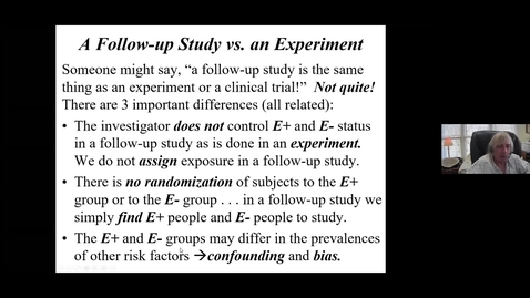 Thumbnail for entry Epidemiologic Study Designs