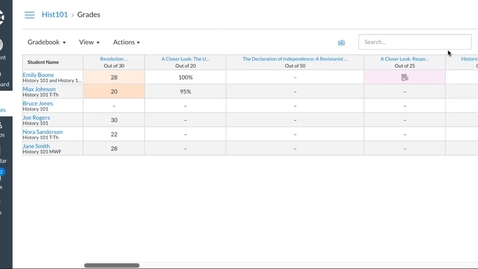 Thumbnail for entry Gradebook Feature Update: Hide and Post Assignments