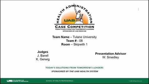 Thumbnail for Team 8 Tulane University