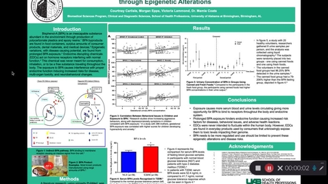Thumbnail for entry Expo: Bisphenol-A's Negative Impacts on the Endocrine System through Epigenetic Alterations