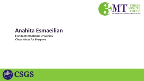 Thumbnail for Anahita Esmaeilian-FIU-Heat4-Clean Water for Everyone