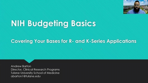 Thumbnail for entry Budgeting for NIH Proposals: Tips &amp; Best Practices