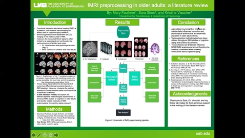 Thumbnail for entry fMRI preprocessing in older adults: a literature review