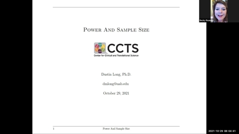 Thumbnail for entry Biostats 2: Power and Sample Size