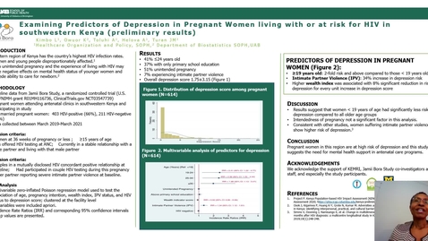 Thumbnail for entry LKimbo et al Depression Poster rec