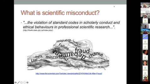 Thumbnail for entry Scientific Integrity and Misconduct