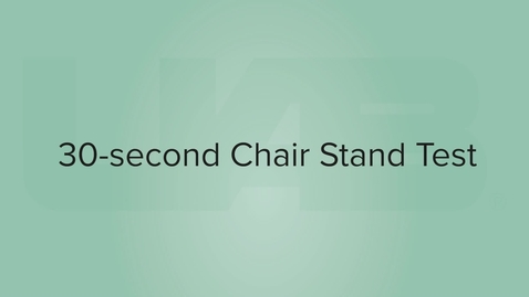 Thumbnail for 30-second Chair Stand Test