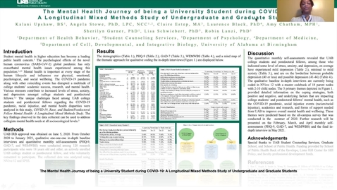Thumbnail for Kalani Upshaw UAB SOPH Virtual Research Poster Presentation