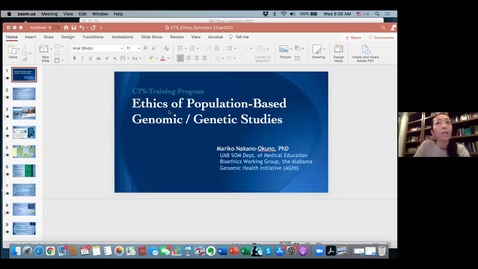 Thumbnail for Ethics of Population Based Genomic/Genetic Studies