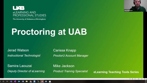 Thumbnail for Online Proctoring Workshop