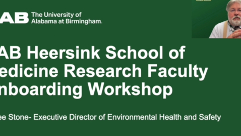 Thumbnail for Environmental Health and Safety - Lee Stone