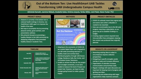 Thumbnail for entry Live HealthSmart UAB Spring 2021 Expo.mp4