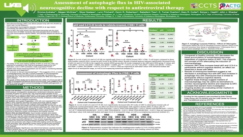 Thumbnail for entry Assessment of autophagic flux in HIV-associated neurocognitive decline with respect to antiretroviral therapy