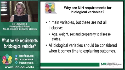 Thumbnail for Biological Variables - Rigor, Reproducibility &amp; Transparency (R2T )