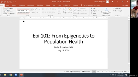 Thumbnail for entry Epi 101: From Epigenetics to Population Health